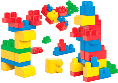 

First Builders Mega Bloks Let's Start Building (Basic Building) - 40pcs(Multicolor)