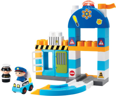 

Winfun 39 Pieces Police Station Set(Multicolor)