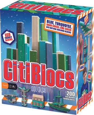 

Citiblocs Citiblocs 200 Pcs Cool Colors(Multicolor)