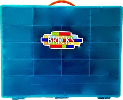 

Bricks Storage Container Bricks Organizer For Mini(Blue)