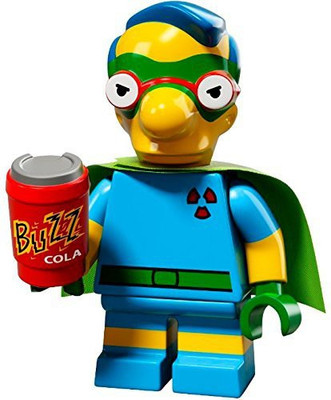 

Lego The Simpsons Series 2 Collectible Minifigure 71009 - Milhouse (Fallout Boy)(Multicolor)