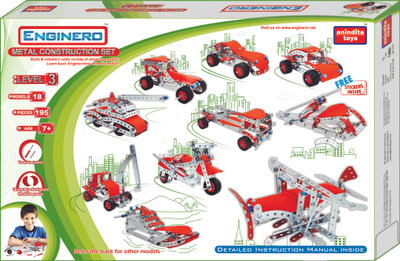 

Anindita Toys Enginero Metal Construction Set Level - 3