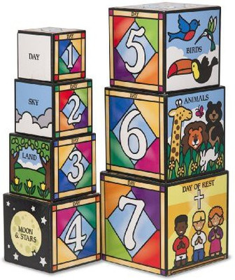 

Melissa & Doug Days Of Creation Stacking And Nesting Blocks(Multicolor)