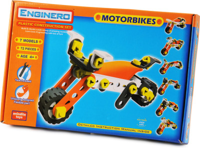 

Anindita Toys Enginero Plastic Construction Set - MotorBikes(Multicolor)