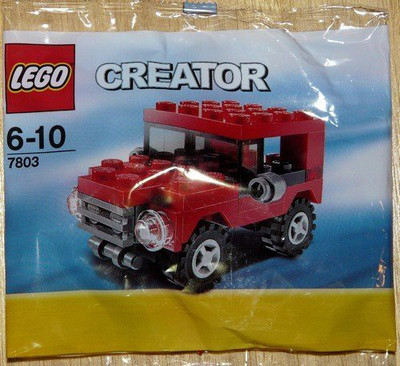 

Lego Creator Mini Set 7803 Red Jeep Bagged(Red)