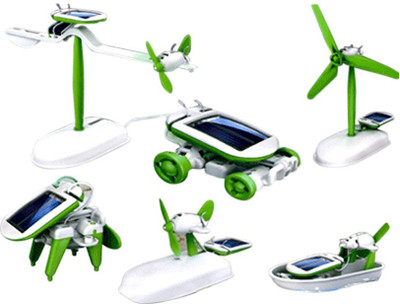 

Prro 6 In 1 Educational Hybrid Solar Power Energy Robot Toy Kit(Multicolor)