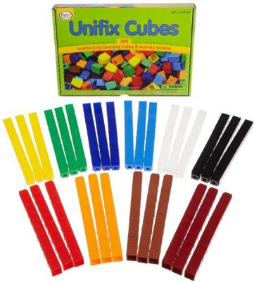 

Unifix Cubes - Package of 300 - 10 Colors(Multicolor)