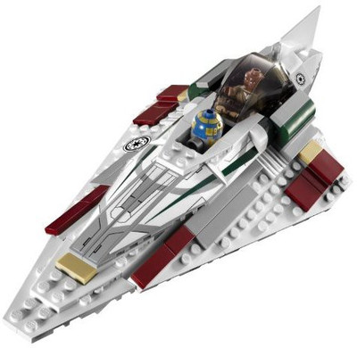 

Lego Star Wars Mace Windu'S Jedi Starfighter (7868) Extremely(White)