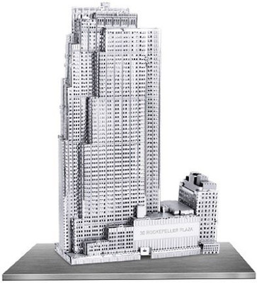 

Fascinations Metal Earth 3D Metal Model 30 Rockefeller Plaza(White)