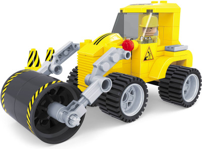 

Fun Blox 105pcs Construction Blocks-Construction Roller(Multicolor)