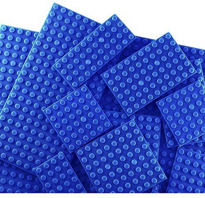 

BRICTEK Base Plates Multi Sizes Blue 17 Pcs(Blue)