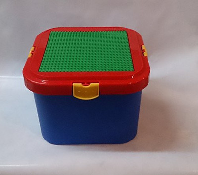 

Romanoff Storage Container With Building Plate For Lego & Bricktek(Multicolor)