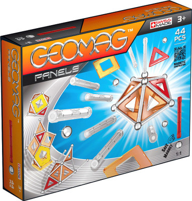 

Geomag Panels - 44pcs(Silver, Red, Yellow, Orange)