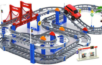 

Powerpak HengJian DIY Electric Car Racing Track 118pc Building Blocks 95-1(Multicolor)