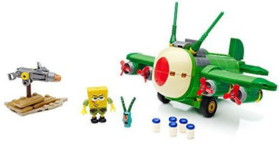 

Mega Bloks Spongebob Squarepants Tartar Bomber Building Set(Multicolor)