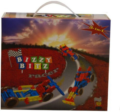 

Bizzy Bitz Building = Racer Set 63 Pieces(Multicolor)