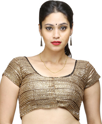 Sreevarus Round Neck Women's Stitched Blouse, Copper