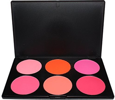 

Pure VieÂ® Professional 6 Colors Large Cream Blush / Blusher Powder Makeup Palette Contouring Kit(Multicolor)