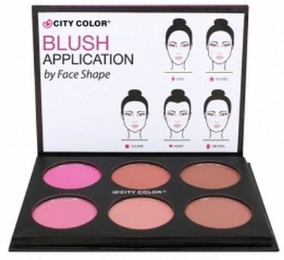 

City Color Glow Pro Blush Palette Matte Collection #C0012A (Matte)(Palette Matte #C0012A)