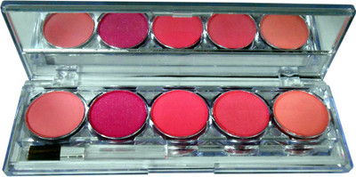 Mars 5 Color Blusher Palette Good Choice-Mtst(Peppy Red -16)