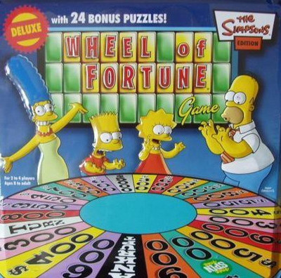 

Pressman Toy The Simpsons Wheel Of Fortune Deluxe Edition With 24 Bonus Board Game