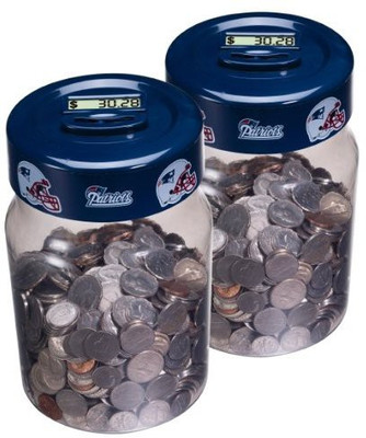

NFL New England Patriots Coin Jar Medium (Pack Of 2) Board Game