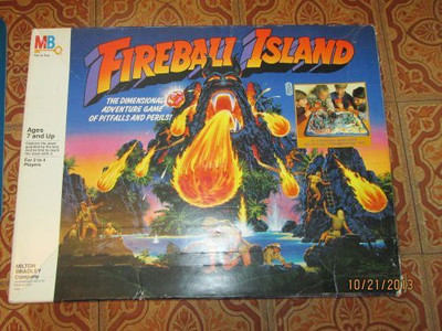 

Milton Bradley Fireball Island Adventure (Rare) Board Game
