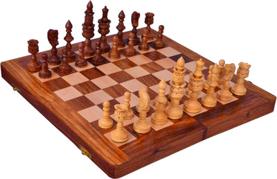 

Purpledip Wooden Chess Set Board Game
