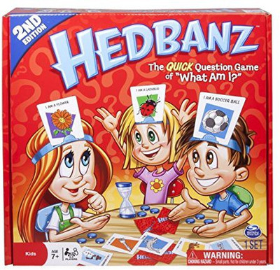 

Spin Master Games Hedbanz Edition May Vary Board Game