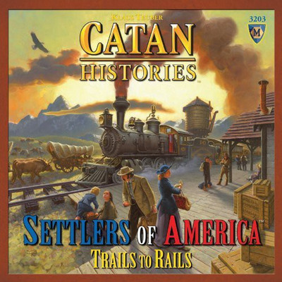 

Mayfair Games Catan Histories Settlers Of America Trails To Rails Board Game