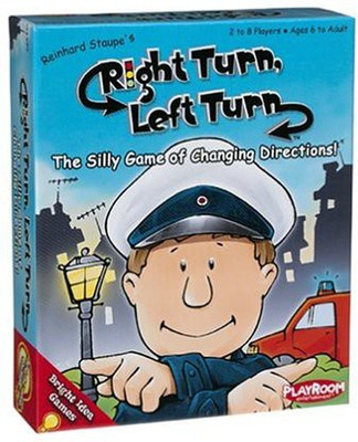 

Playroom Entertainment Right Turnleft Turn Board Game