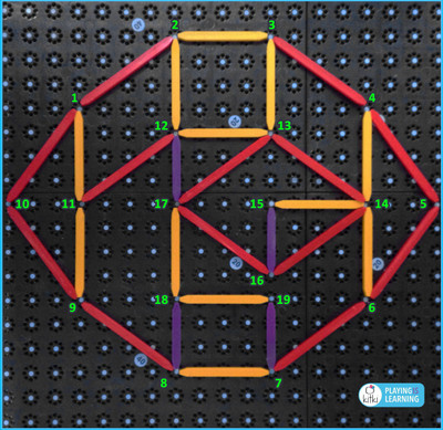 

Kitki THREE STICKS Educational Game/Toy/Gift For Kids For Learning Maths Board Game