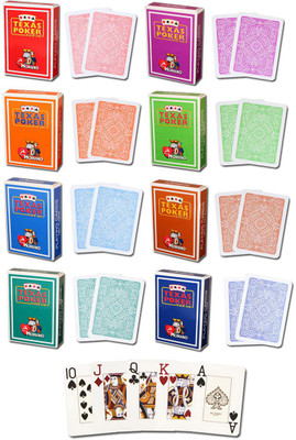 

Modiano Texas Holdem Poker Cards Pack of 8 Board Game