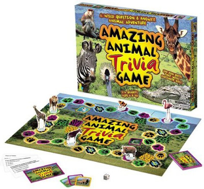 

International Playthings Amazing Animal Trivia Board Game