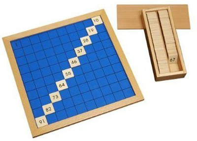 

Kid Advance Montessori Hundred Board Game