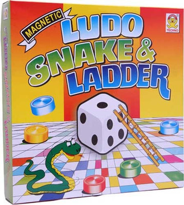 

Kids Mandi Techno Magnetic Ludo, Snakes & Ladder Board Game