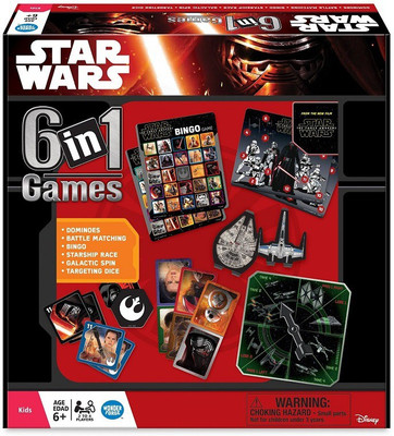 

Star Wars The Force Awakens 6 In 1 Board Game
