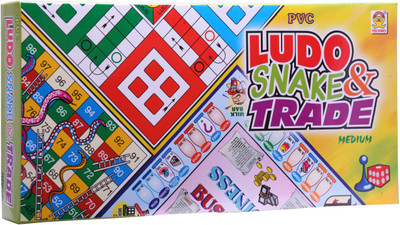 

Techno Ludo Snake & Trade (Medium) Board Game