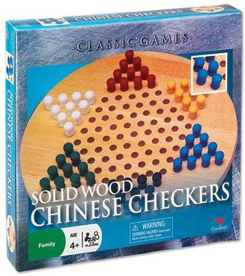 

Cardinal Industries Wood Chinese Checkers Board Game