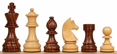 

The Chess Store German Knight Staunton Wood Chess Set In Golden Rosewood Board Game