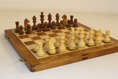 

Worldwise Imports Folding Wood Chess Set14" Board Game