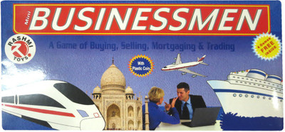 DCS Mini Businessmen Game of buying.selling,mortgaging & Trading Board Game
