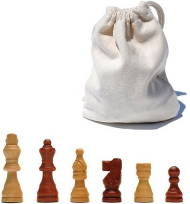 

Wood Expressions Wefrench Staunton Wood Chessmen With 25 Inch King Board Game