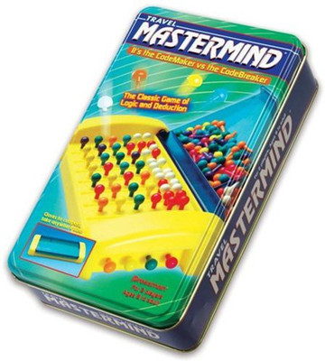 

Pressman Toy Travel Mastermind Tin Board Game