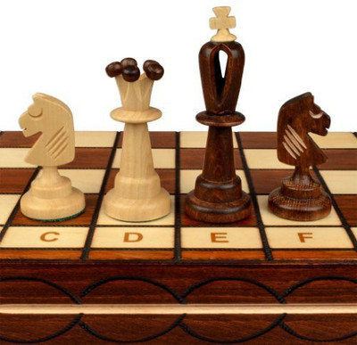 

Wegiel Chess Set Ace European International Handcrafted In Poland Board Game
