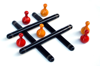 Maya Organic Tic Tac Toe - Lac Board Game