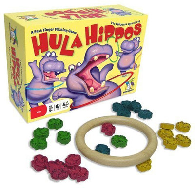 

Gamewright Hula Hippos (5515) Board Game