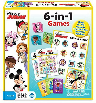 

Wonder Forge Disney Junior 6In1 Collection Board Game