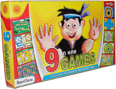 

Sun Enterprises 9 In One Board Game