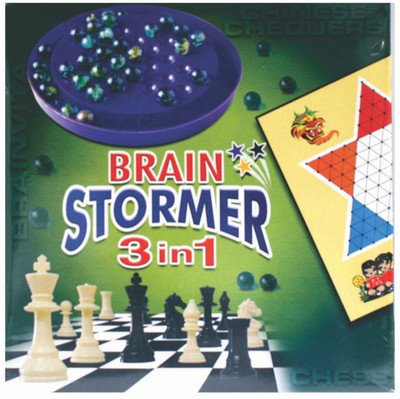 

C J Enterprise Brain Stormer 3 In 1 Board Game
